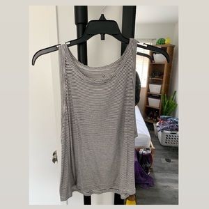 Black & White Fitted Tank